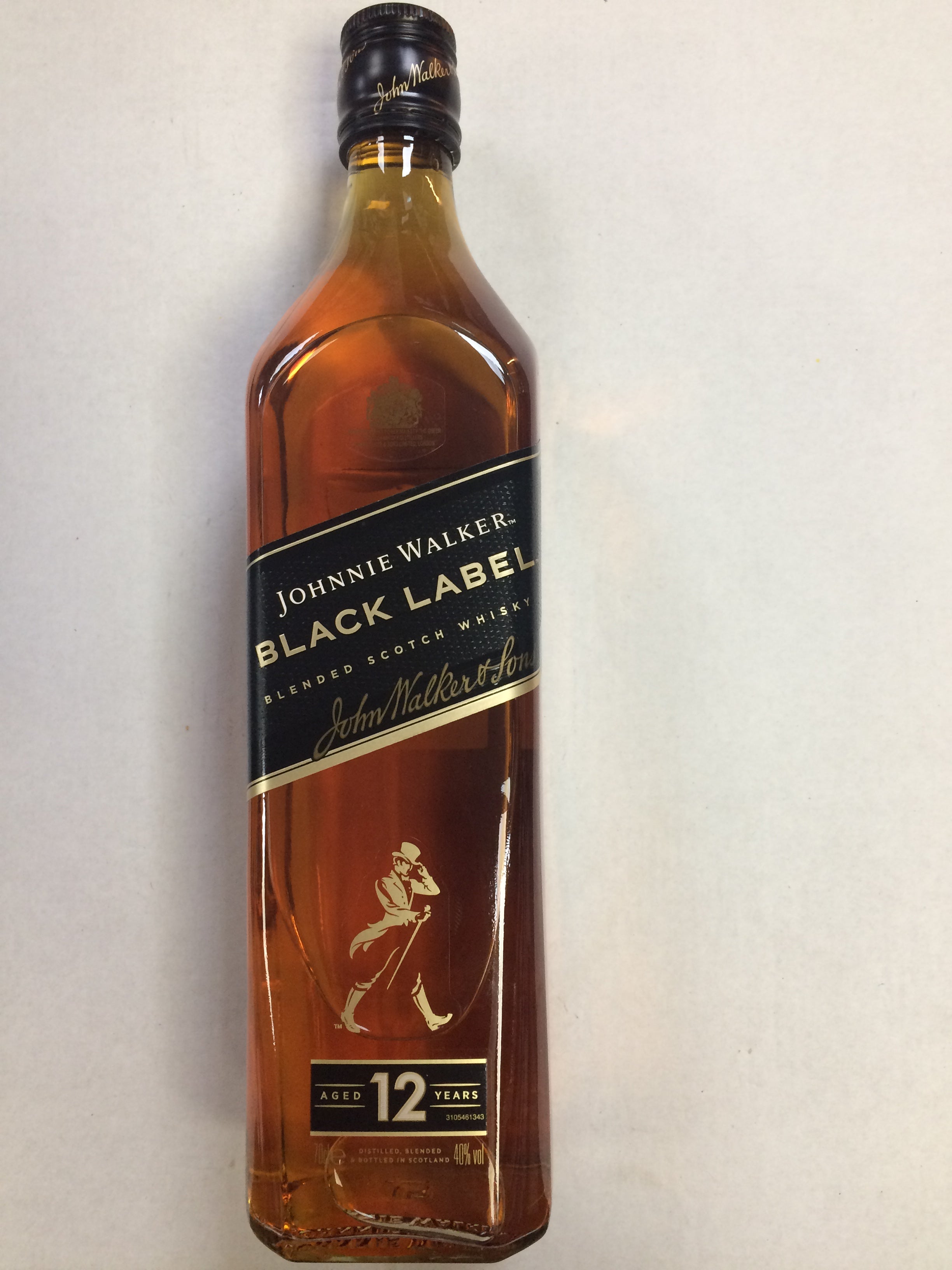 Johnnie Walker - Black Label - Blended Scotch Whiskey - 70cl- Aged